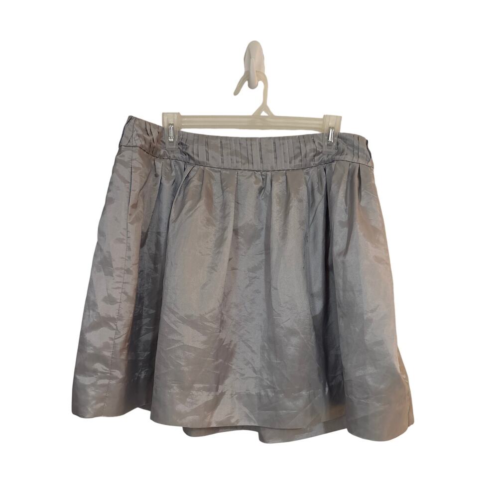 Womens Tommy Hilfiger Silver Lined Skirt Size 10